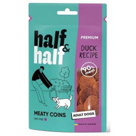Half&Half Meaty Coins Adult Duck лакомство для собак мясные монетки, УТКА