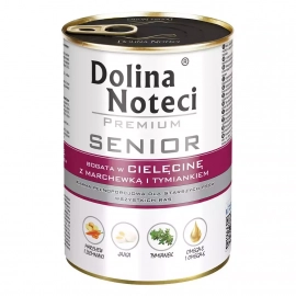 Dolina Noteci (Долина Нотечи) Premium Senior влажный корм для пожилых собак ТЕЛЯТИНА, МОРКВА ТА ЧЕБРЕЦЬ