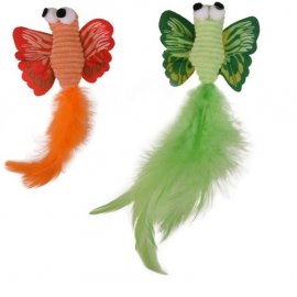 Flamingo Alea Butterfly игрушка с кошачьей мятой для кошек БАБОЧКА