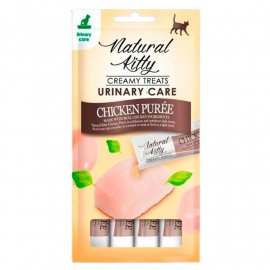 Natural Kitty Creamy Treat Urinary Care Chicken Puree кремовое лакомство при мочекаменной болезни у кошек, пюре, КУРИЦА