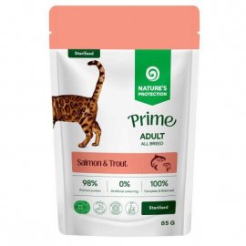 Natures Protection Prime Sterilised Adult Salmon & Trout вологий корм для стерилізованих котів ЛОСОСЬ та ФОРЕЛЬ