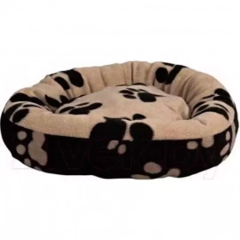 Trixie Sammy Лежак для собак, чорний/бежевий