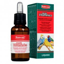 Padovan Multivitaminico додатковий рідкий корм (підгодовування) для птахів, що живуть у клітках і вольєрах