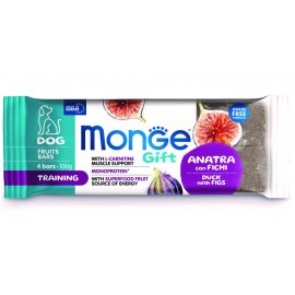 Monge Dog Gift Training Adult Duck & Figs лакомство для собак, фруктовый батончик для поддержания мышечной массы УТКА и ИНЖИР