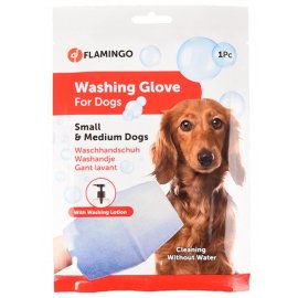 Flamingo WASHING GLOVE DOG волога рукавиця-серветка для миття собак без води