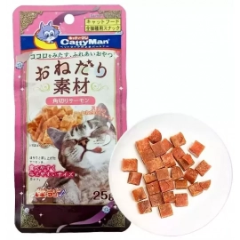 CattyMan (КэттиМен) Salmon Bits лакомство для кошек, КУСОЧКИ ФИЛЕ ЛОСОСЯ