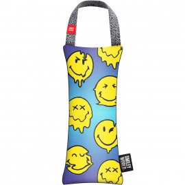 Collar WAUDOG Fun іграшка для собак з пищалкою малюнок СМАЙЛИ НА БЛАКИТНОМУ