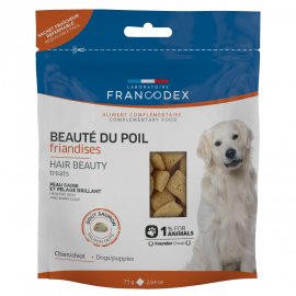 Francodex Hair Beauty лакомство для кожи и шерсти щенков и собак ЛОСОСЬ