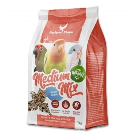 Перлина Степу Medium Mix зерновая смесь корм средних попугаев