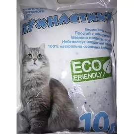 Пухнастики Силикагелевый наполнитель для туалета