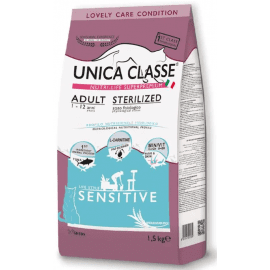 Gheda Unica Classe Adult Sterilized Sensitive Tuna сухой корм для стерилизованных кошек с чувствительной кожей ТУНЕЦ