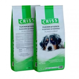 Criss (Крисс) Сухой корм для взрослых собак МЯСО И ХЛОПЬЯ