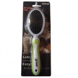 AnimAll Groom гребінець-щітка 2 в 1 для собак і кішок, зелений