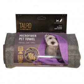 Tauro (Тауро) Pro Line полотенце для собак из микрофибры, серый