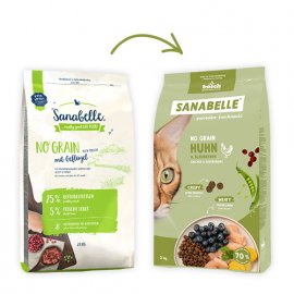 Bosch Sanabelle NО GRAIN Chicken & Blueberries беззерновой сухой корм для кошек КУРИЦА И ЧЕРНИКА
