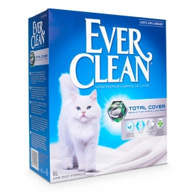 Ever Clean TOTAL COVER комкующийся наполнитель для кошачьего туалета с микрогранулами