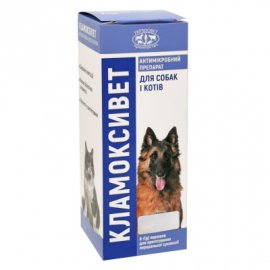 Кламоксивет антимікробний препарат для котів та собак