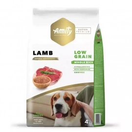 Amity (Аміті) Super Premium Low Grain Adult Lamb сухий низькозерновий корм для дорослих собак усіх порід ЯГНЯ