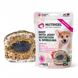 LK Baits Pet Nutrigel Beef with Joint Nutrition & Spirulina лакомство для суставов собак ГОВЯДИНА и СПИРУЛИНА