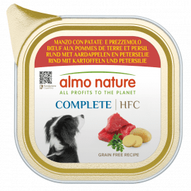 Almo Nature HFC COMPLETE BEEF WITH POTATOES AND PARSLEY консервы для собак ГОВЯДИНА, КАРТОФЕЛЬ И ПЕТРУШКА