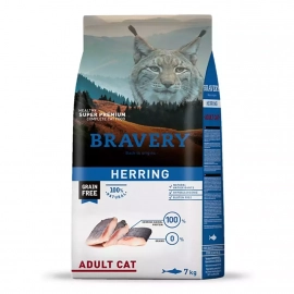 Bravery (Бравери) Adult Cat Herring сухой корм для кошек СЕЛЬДЬ
