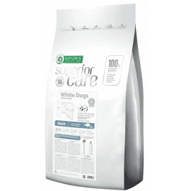 Natures Protection Superior Care White Dogs Grain Free WHITE FISH беззерновой корм для собак больших пород с белой шерстью БЕЛАЯ РЫБА