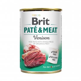 Brit Pate & Meat Dog Vension консервы для собак ОЛЕНИНА В ПАШТЕТЕ