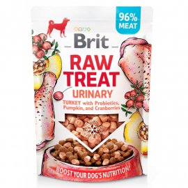 Brit Care Dog Raw Treat Urinary Freeze-dried Turkey ласощі для собак для профілактики сечокам'яної хвороби ІНДИЧКА