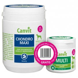 Canvit Chondro Maxi (Канвіт Хондро Максі) таблетки з глюкозаміном та хондроїтином для собак вагою від 25 кг