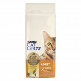 Cat Chow (Кет Чау) Adult (ЕДАЛТ) Корм для дорослих кішок з куркою 15 кг Cat Chow (Кет Чау) Adult (ЕДАЛТ) Корм для дорослих кішок з куркою 15 кг