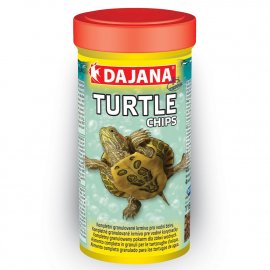 Dajana Turtle Chips корм для водных черепах с цеолитом для уменьшения загрязнения воды