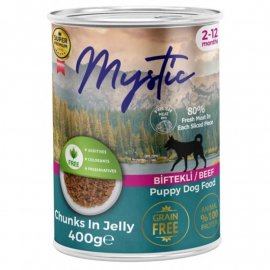 Mystic Puppy Beef Jelly вологий корм для цуценят, шматочки в желе, ЯЛОВИЧИНА