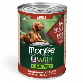 Monge Dog Bwild Grain Free Adult Lamb, Pumpkin & Zucchini влажный корм для собак ЯГНЕНОК, ТЫКВА и КАБАЧКИ