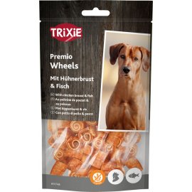 Trixie Premio Fish Chicken Wheels лакомства для собак РУЛЕТИКИ ИЗ КУРИЦЫ И РЫБЫ (31748)