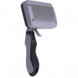 AnimAll Щітка-пуходерка самоочищаюча для собак і котів