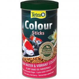 Tetra Pond Colour Sticks корм для яркости окраски прудовых рыб, гранулы