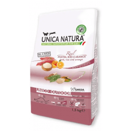 Gheda Unica Natura Unico Outdoor Duck, Rice and Orange сухой корм для кошек, бывающих на улице УТКА, РИС И АПЕЛЬСИН