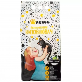 Lapking Бентонитовый наполнитель для кошачьего туалета БЕЗ АРОМАТА