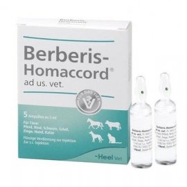 Heel Berberis-Homaccord препарат при воспалениях и раздражениях мочеполовой системы и желчевыводящих протоков у животных