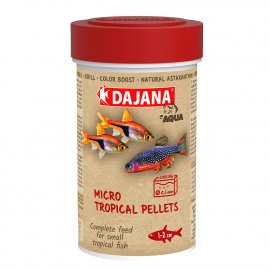 Dajana Mikro Tropical Pellets специальный корм для мальков и мелких рыбок в гранулах