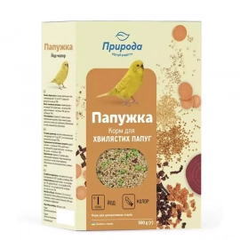 Природа Папужка Йод + Колор - Корм для хвилястих папуг, 500 г
