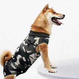 Fovis Derby Fashion Style Camouflage післяопераційна попона для собак, камуфляж