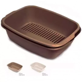 MP Bergamo MISO туалет-сито для кошек, коричневый