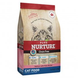 Pure Nurture Grain Free Salmon & Peas сухой беззерновой корм для кошек ЛОСОСЬ и ГОРОХ