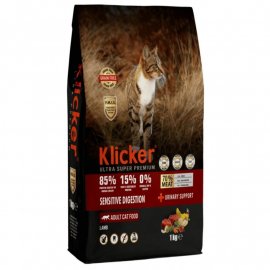 Klicker Sensitive Digestion Lamb сухой корм для кошек с чувствительным пищеварением ЯГНЕНОК