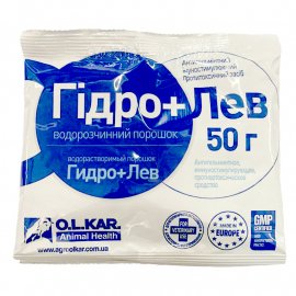 O.L.KAR Гидро+Лев порошок от гельминтов для животных