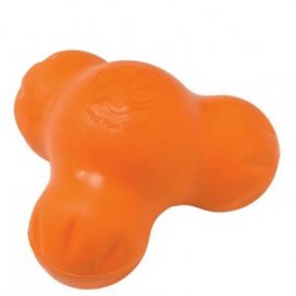 West Paw Tux Large Tangerine игрушка-кормушка тукс для собак, оранжевий