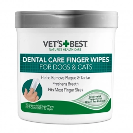 Vets Best (Ветс Бест) CLEAN TEETH WIPES салфетки для чистки зубов Vets Best (Ветс Бест) CLEAN TEETH WIPES салфетки для чистки зубов