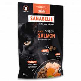 Bosch Sanabelle Juicy Salmon беззерновой мягкий корм для кошек ЛОСОСЬ