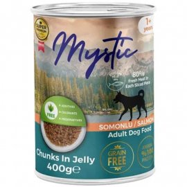 Mystic Dog Salmon Jelly вологий корм для собак, шматочки в желе ЛОСОСЬ
